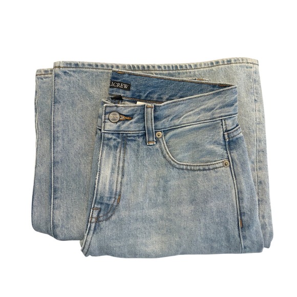 J. Crew Mid-Rise Super Wide-Leg Jean Super Light Wash Denim 25 - Picture 12 of 12